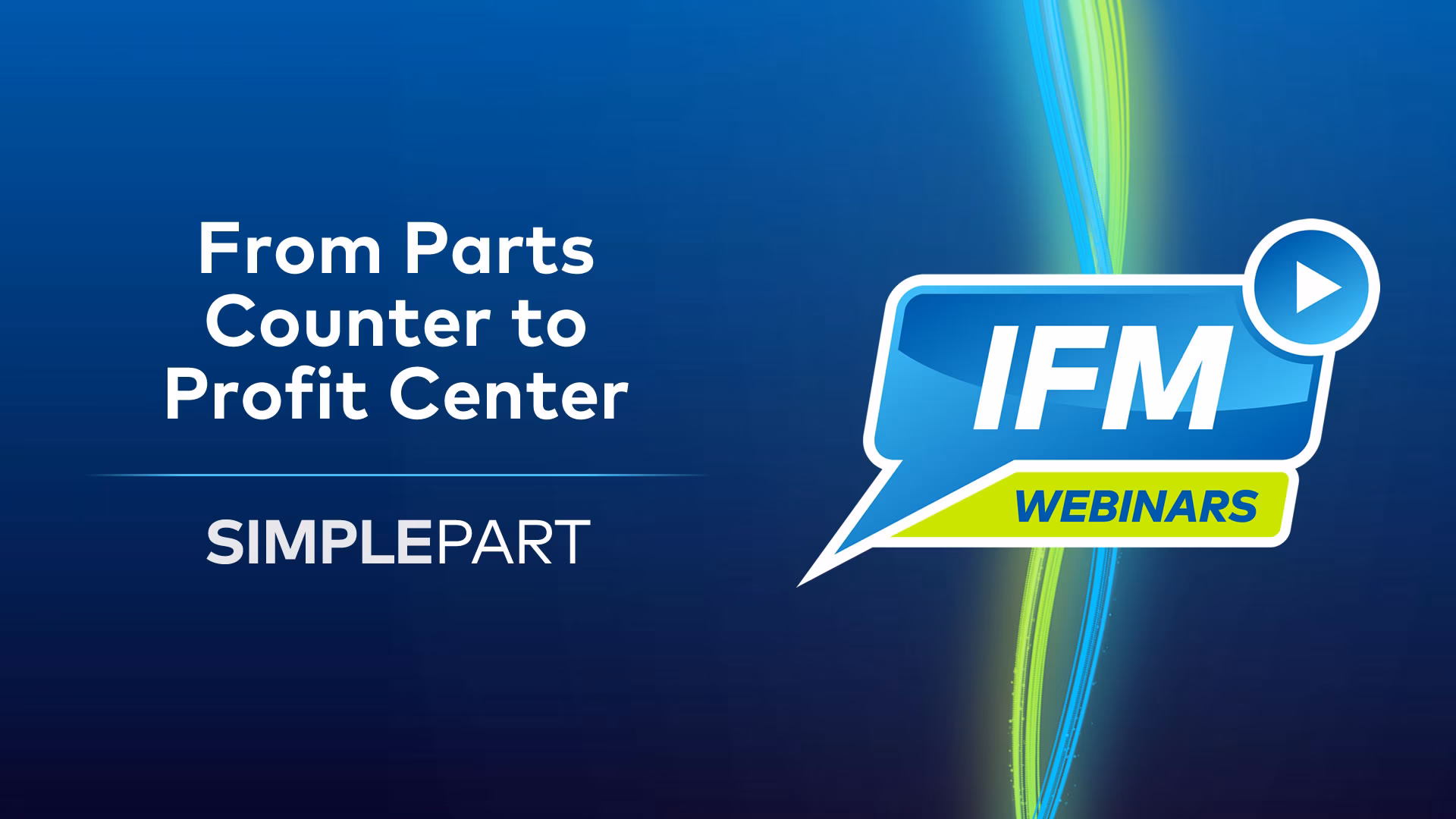 From Parts Counter to Profit Center